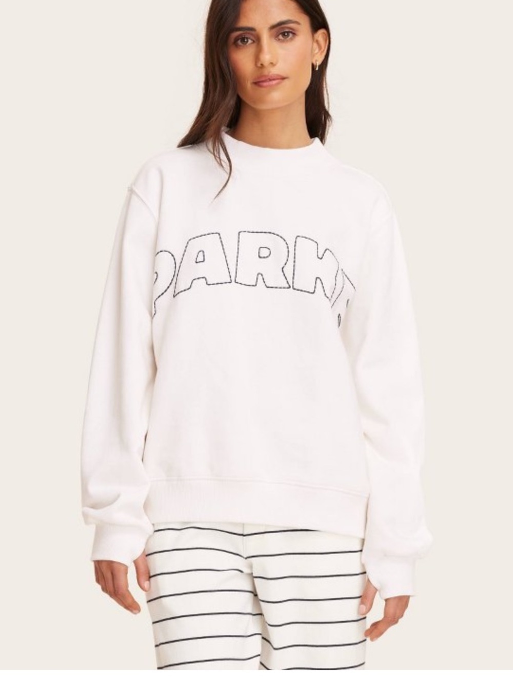 Parke x Target White Sweatshirt